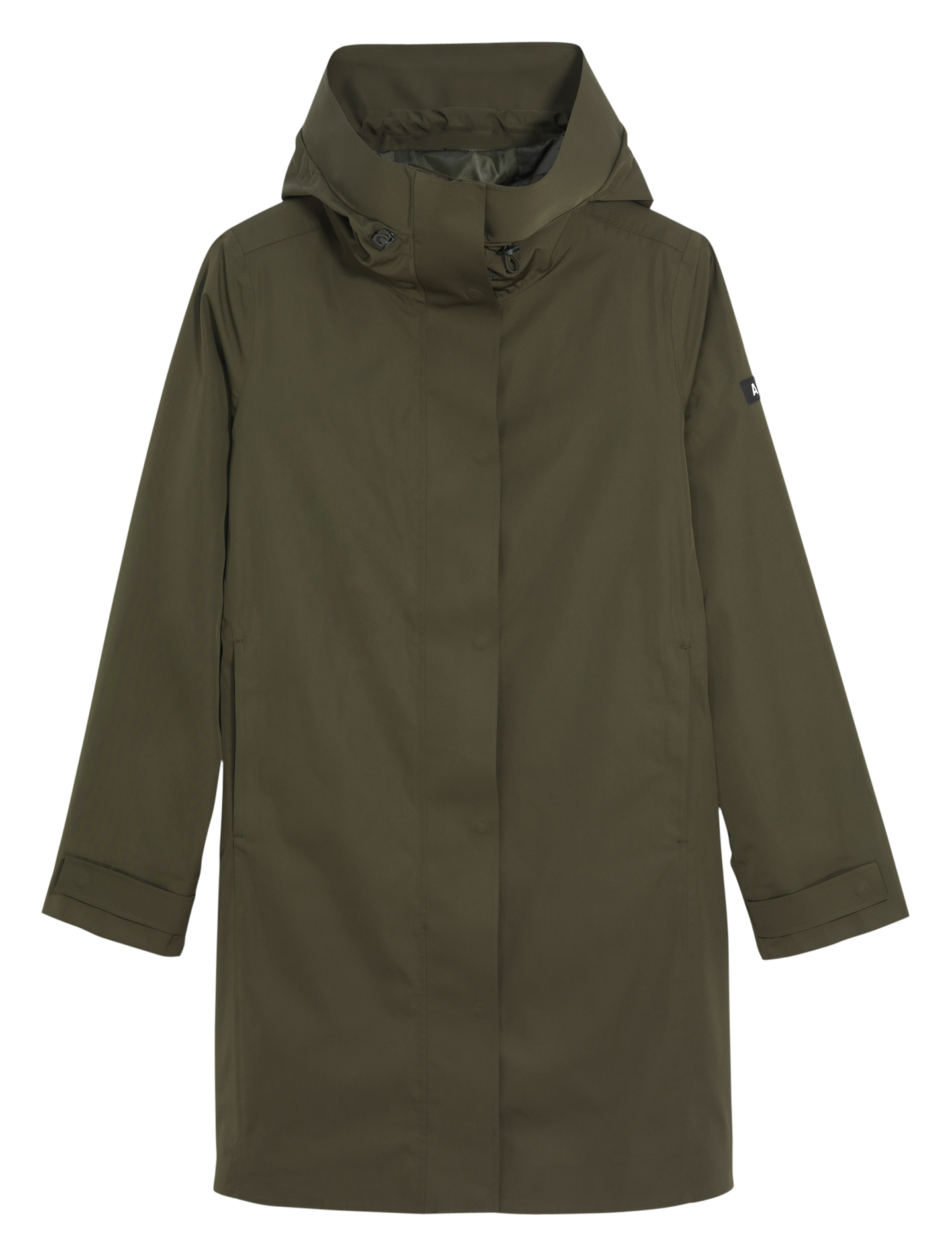 Parka imperméable col montant | Vert