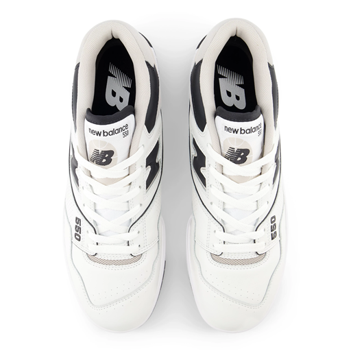 New Balance 550 Sneakers, White Black, 42.5