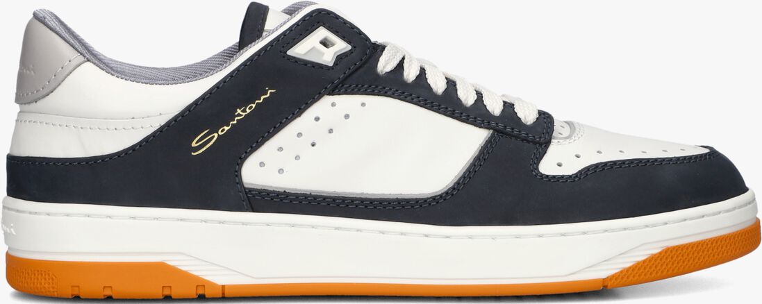 witte santoni lage sneakers 21865