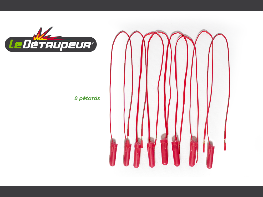 Recharge pièges anti taupes et rats taupiers | 6 recharges de 8 pétard