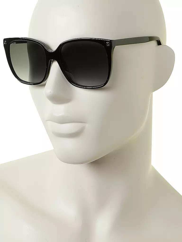 GUCCI Sonnenbrille GG0022S/57 schwarz