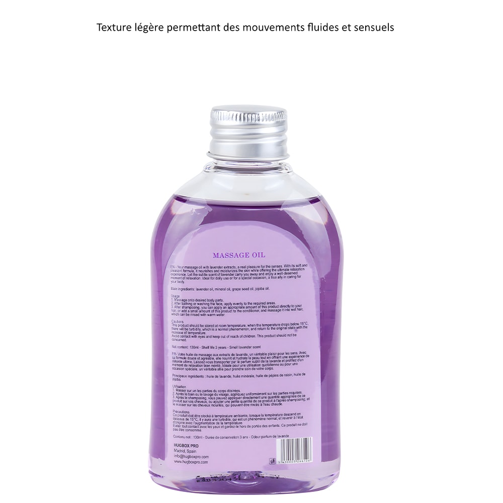 Huile de massage - Lavande - 130 ml