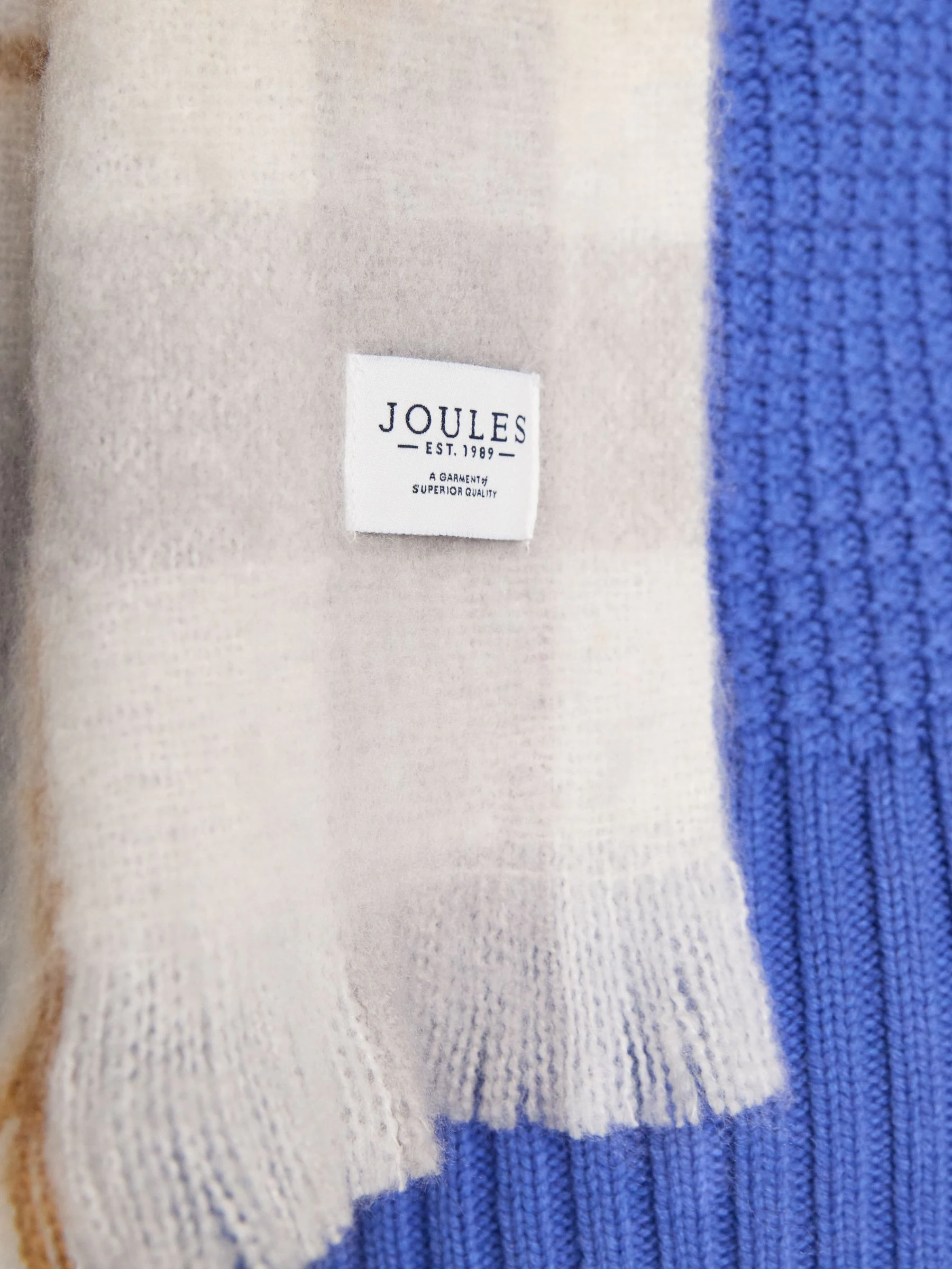 Roze crème - Joules Betsy Brushed Scarf