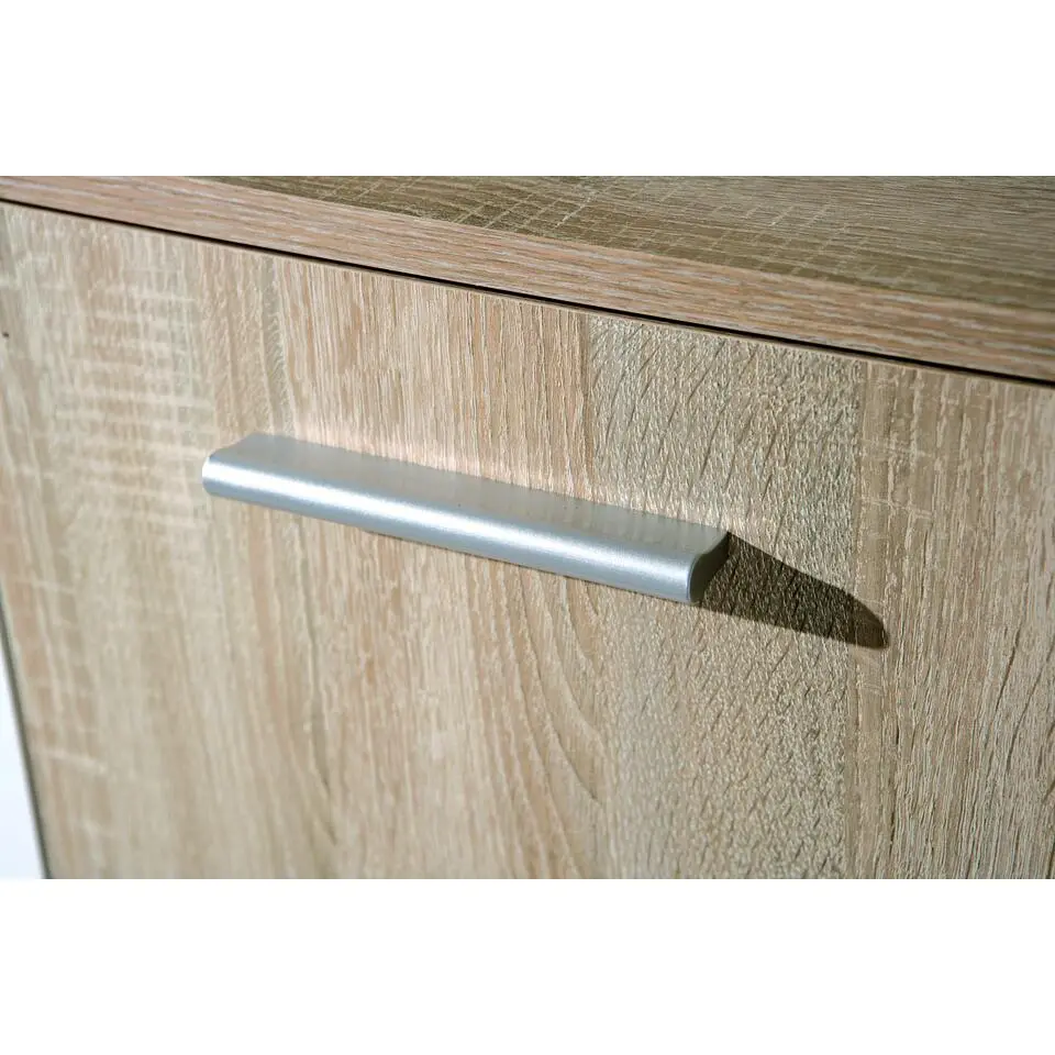 Hioshop Egir kommode 6 deuren Sonoma eiken decor