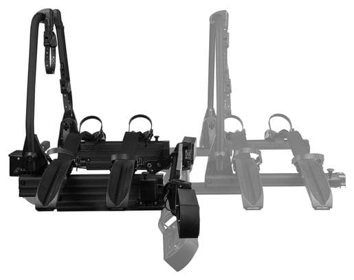 Eufab -  Porte-vélos 2 Vélos Plateforme Sd260 Black Spécial Portes Battantes Fourgon - Eufab