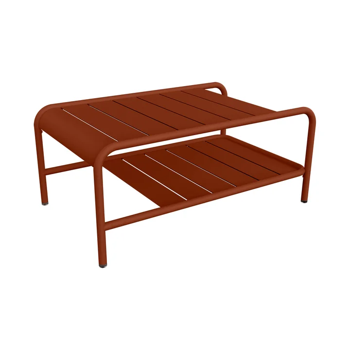 Fermob - Luxembourg niedriger Tisch, 90 x 55 cm, ockerrot