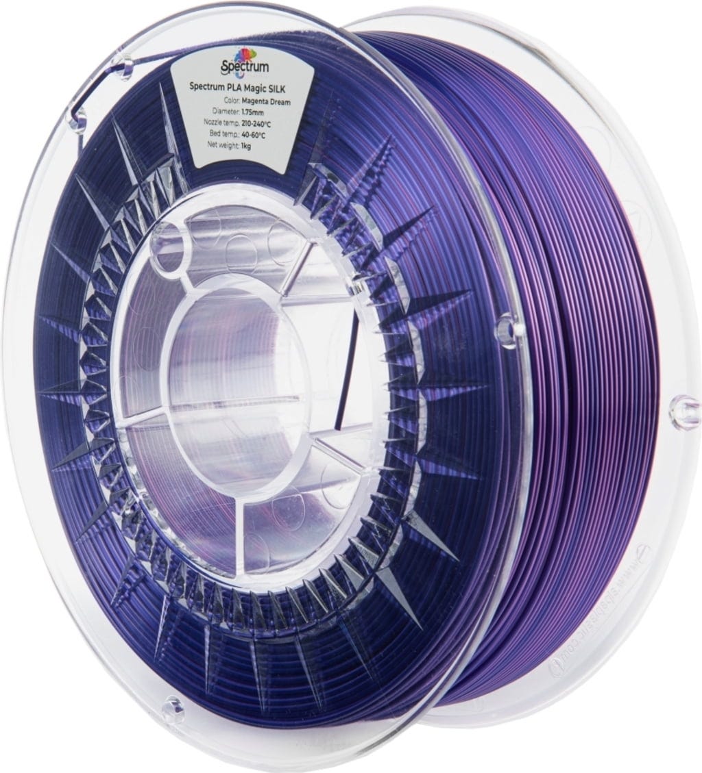 Spectrum  PLA Magic Silk Magenta Dream, 1,75 mm / 1000 g    Seidiges PLA Finish in Magenta Dream