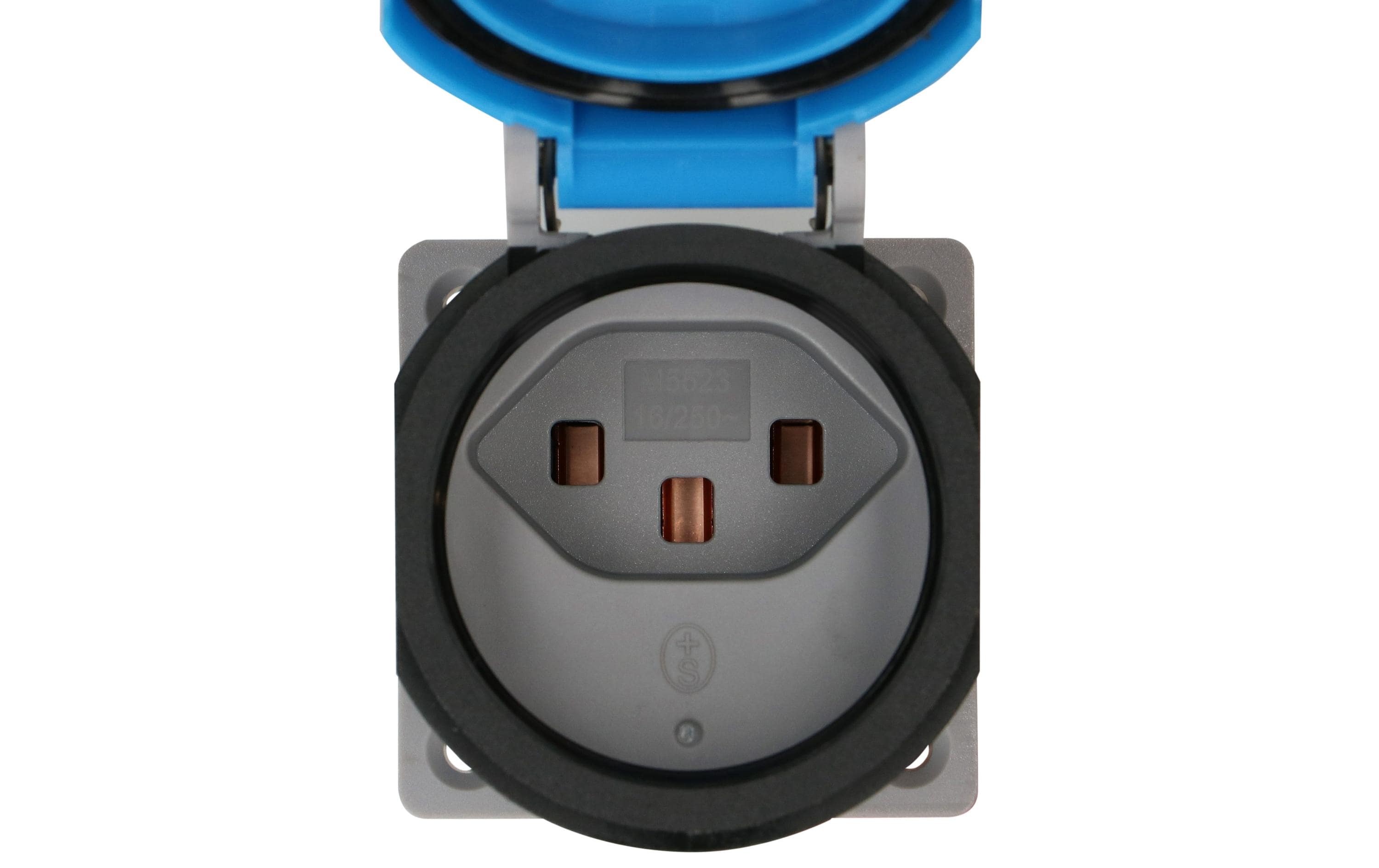 Einbausteckdose IP55 Typ 23 L+N+PEIP55 Typ 23 Steckdose