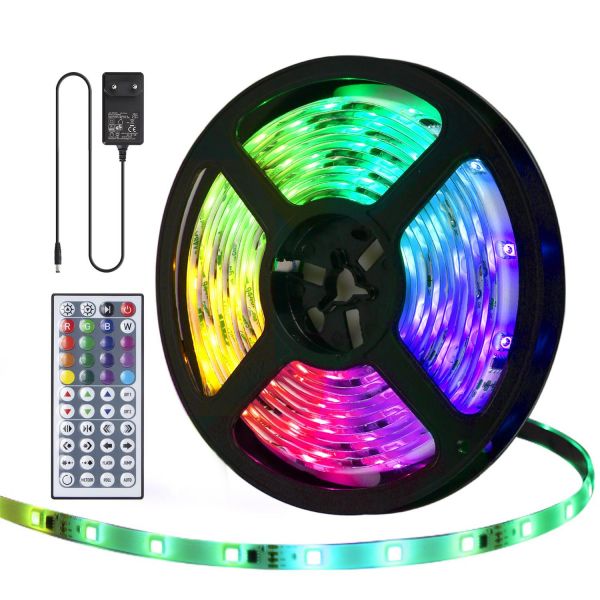 Fita De Led Rgb 5m 5050-30 44 C/ Comando - Mi816012