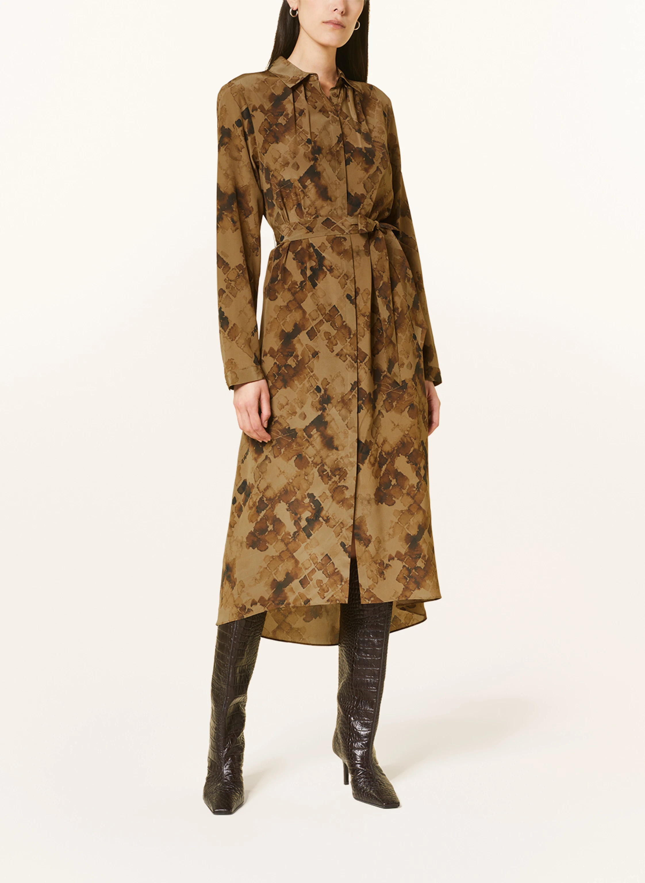 IRIS von ARNIM Hemdblusenkleid MAHILA aus Seide