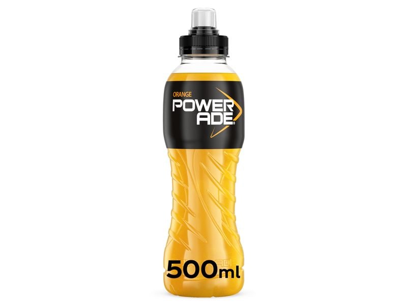Powerade Sportgetränk Orange 4 x 0.5 l Isotonisches Getränk mit Orangengeschmack