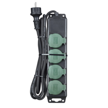 Handson Stekkerdoos 4-voudig RA IP44 3 Meter