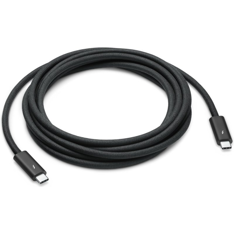 Apple MW5H3ZM/A Câble Thunderbolt 3 m 40 Gbit/s Noir