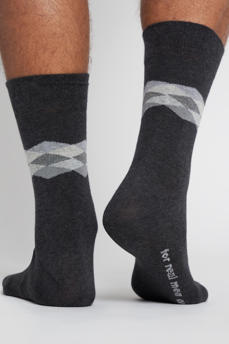 JP1880 Socken, 2er Pack, Doppelpack, Grafik, Komfortbündchen