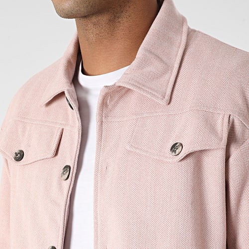 Ensemble Veste Et Pantalon Rose Chiné