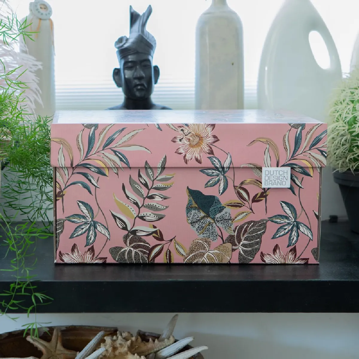 Dutch Design Brand DUTCH DESIGN Boite de Rangement Floral Garden 39.5x32x21cm