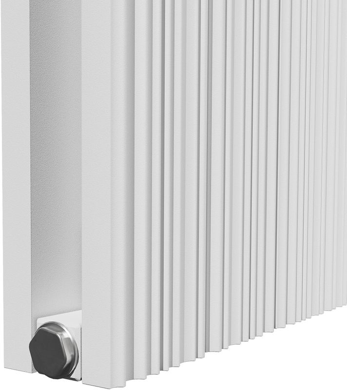 Vipera - Mares - Handdoekradiator - Wit - 37,5 x 180 cm - Centrale Verwarming - 1477W