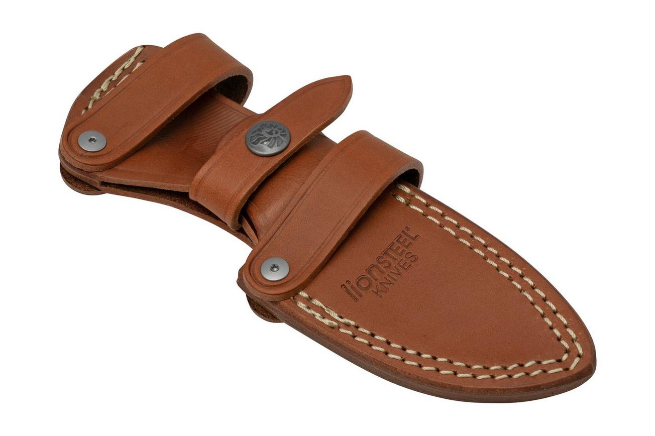 LionSteel M2 Brown Leather Sheath 900M2PL, foedraal