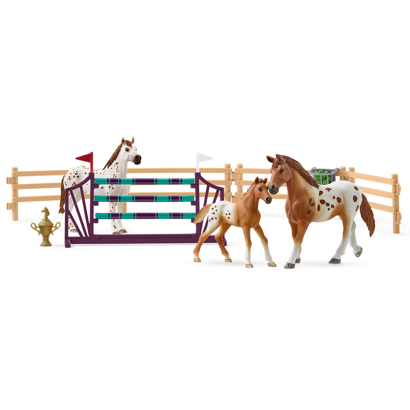 Schleich L'entraînement au concours d'Horse Club Lisa multicolore