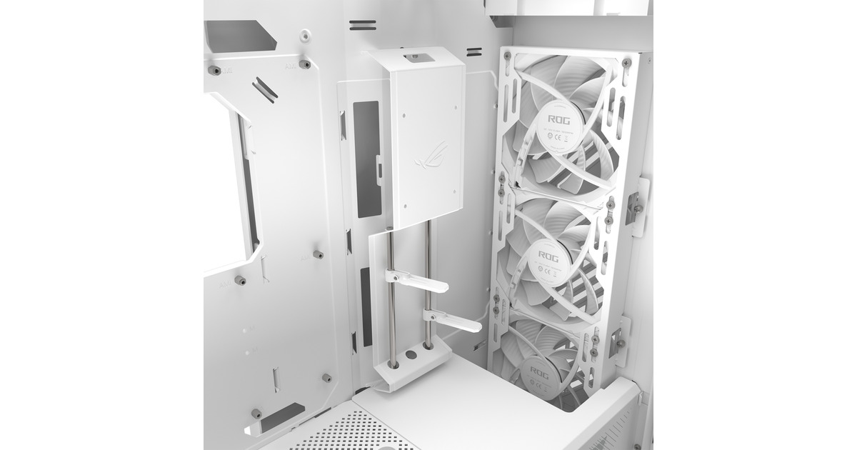 ASUSROG STRIX HELIOS II GX601S midi tower behuizing  (Wit | 4x USB-A | 2x USB-C | RGB | Tempered Glass)