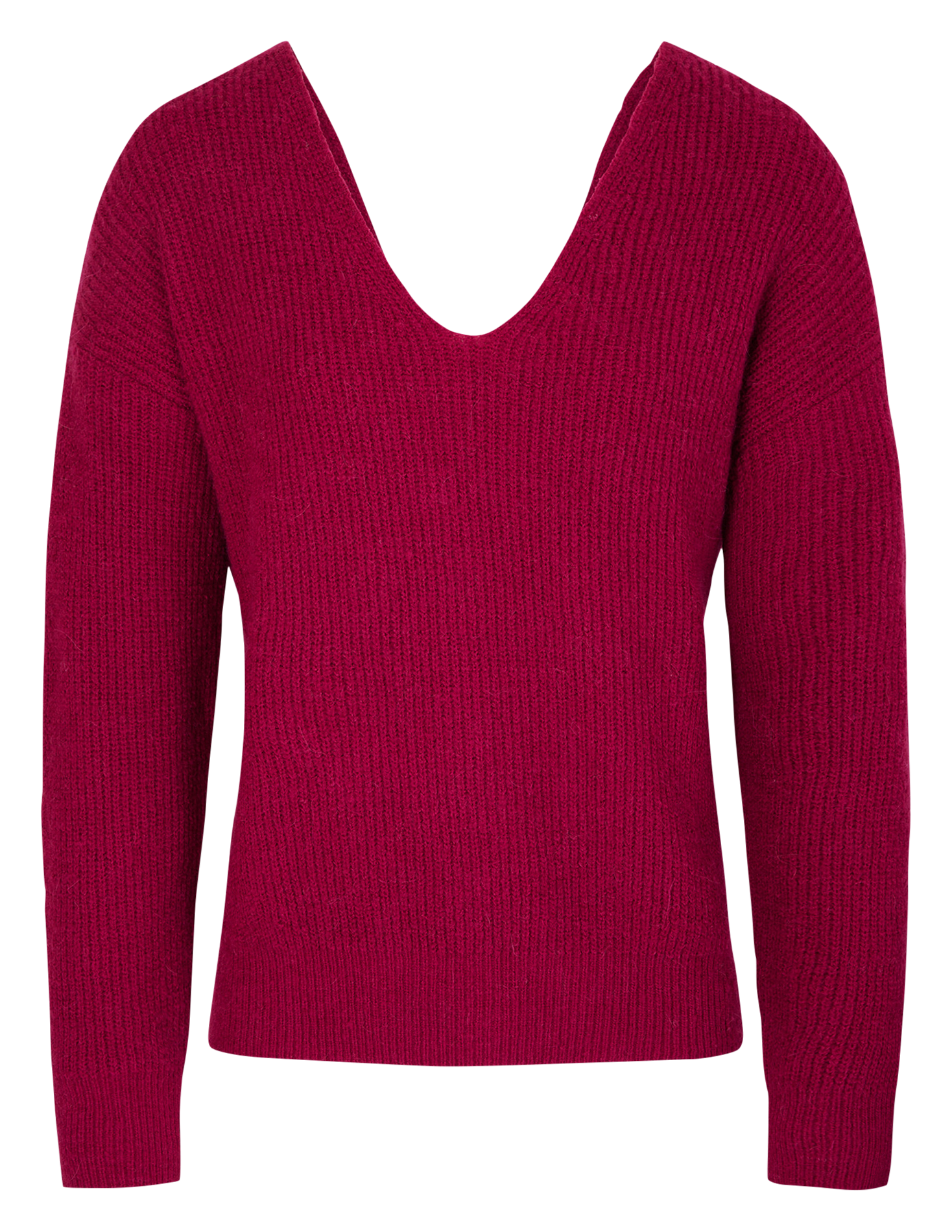MBLEUET - Pull col V| Violet