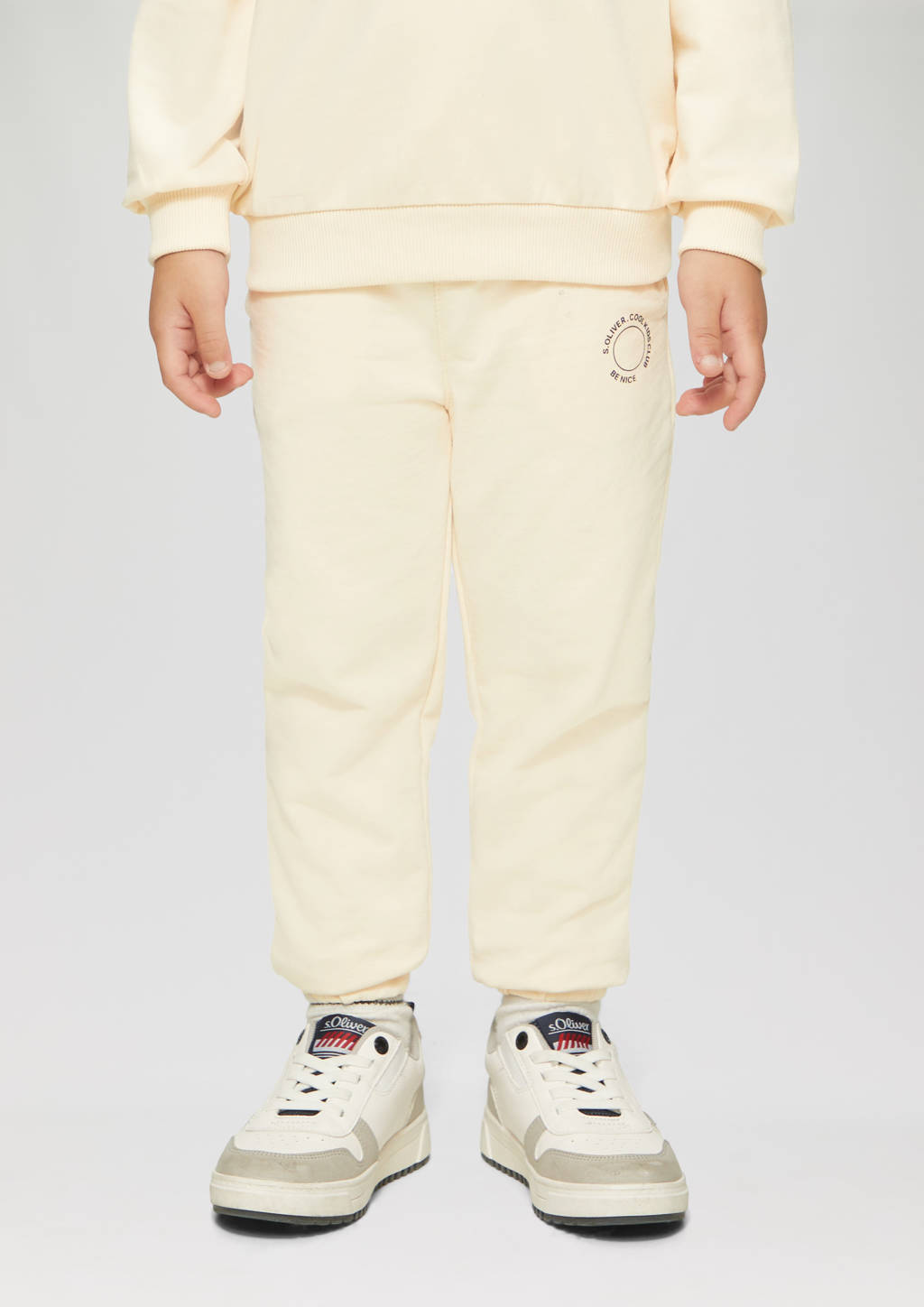 s.Oliver joggingbroek ecru