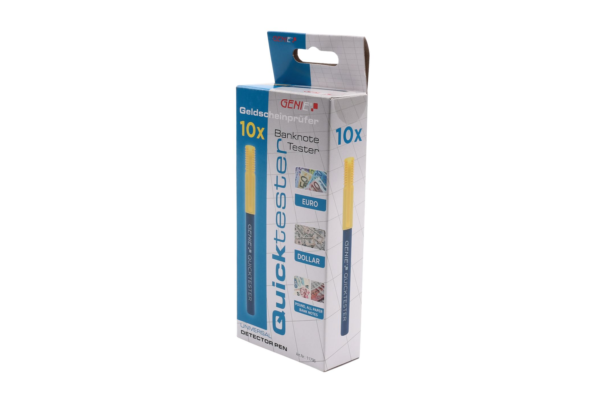 Geldscheinprüfstift GENIE Quicktester10er Pack