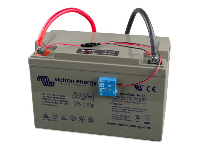Victron Temperatur- und Spannungssensor Smart Battery Sense Batteriespannungs- und Temperatursensor mit 10 m Reichweite