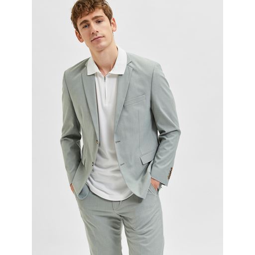 Selected Homme Fave Zip Polo, Cloud Dancer, L