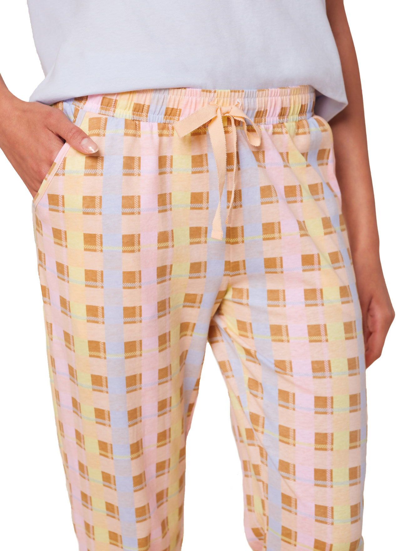 Pantalon bords élastiqués Mix & Match