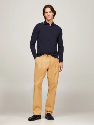 Polo Slim Fit com Detalhes em T da Coleção 1985