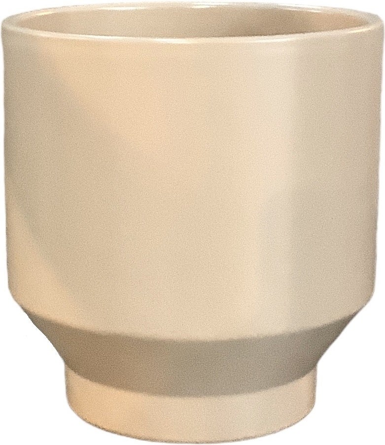 Gina Da bloempot Pato beige D 16 H 17,5 cm