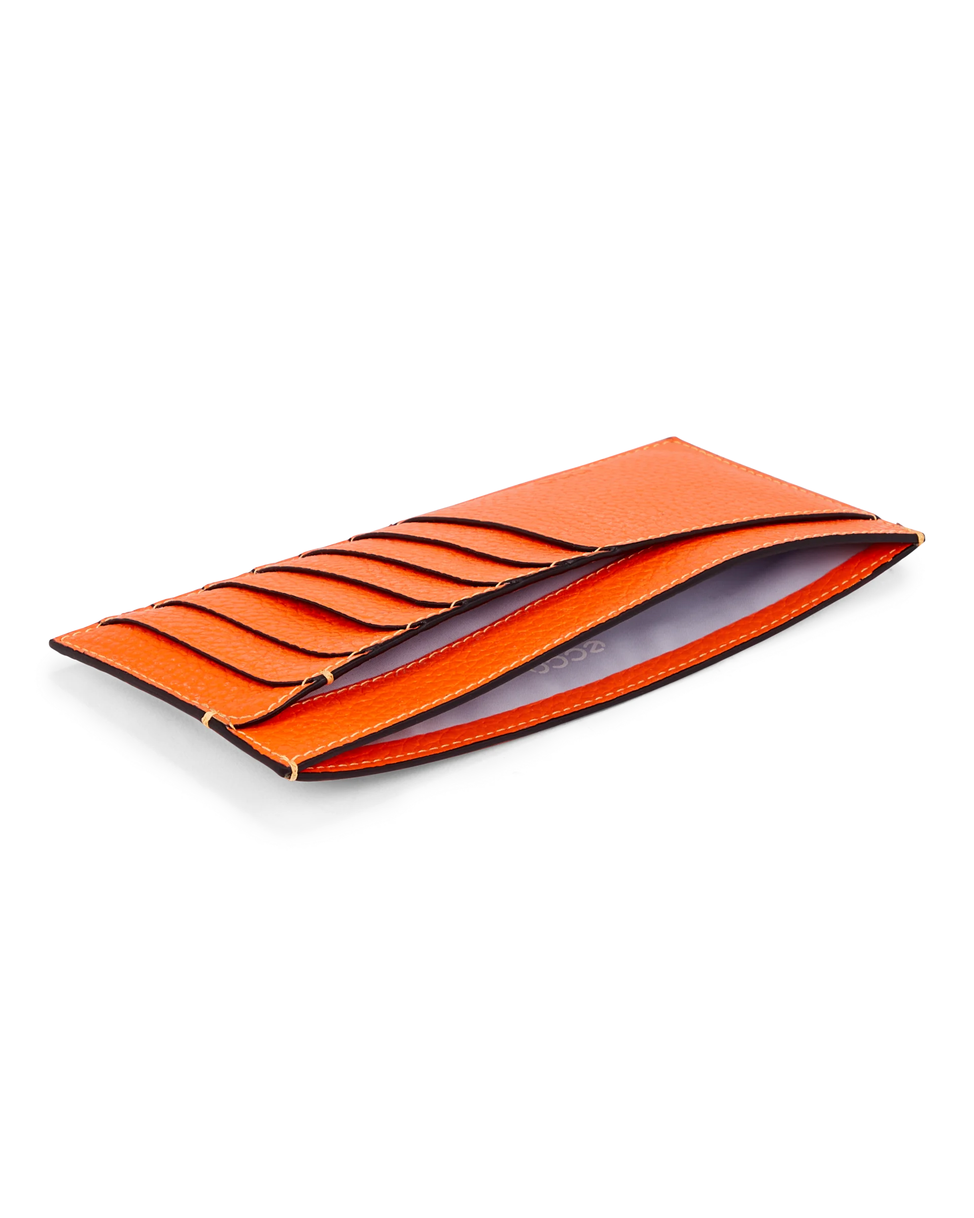 ECCO Wallet Kleine Leder-Geldbörse Orange 8,5X17,5X0,5 cm