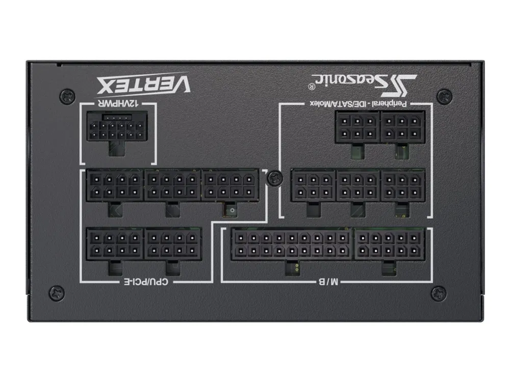 Seasonic VERTEX GX 1000 - Strømforsyning (intern) - ATX12V / EPS12V - 80 PLUS Gold - AC 100-240 V - 1000 Watt