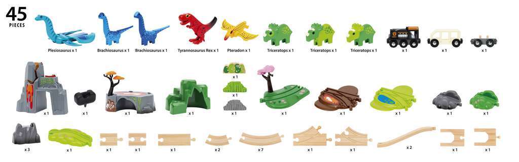 BRIO Spiel Dinosaurier Deluxe Set