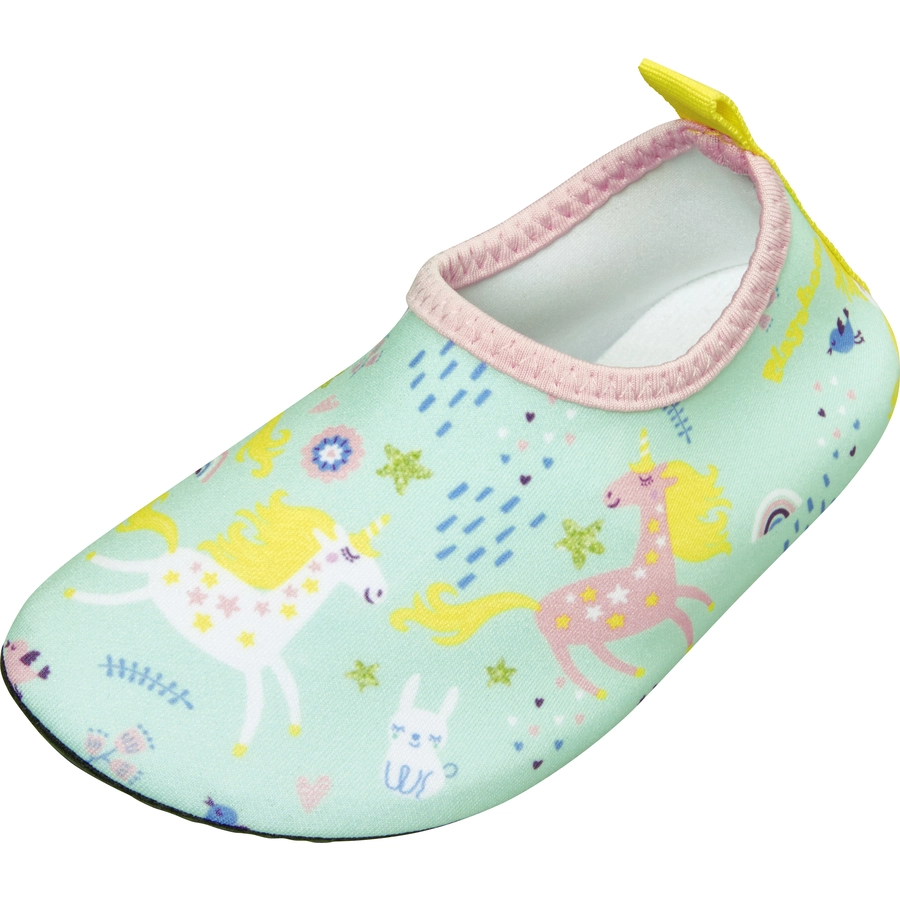 Playshoes Badeschuh Einhorn mint