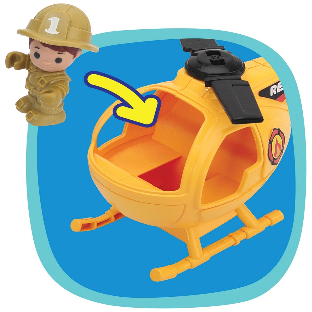 Big Steps Rettungsmission Feuerwehr-Spielset
