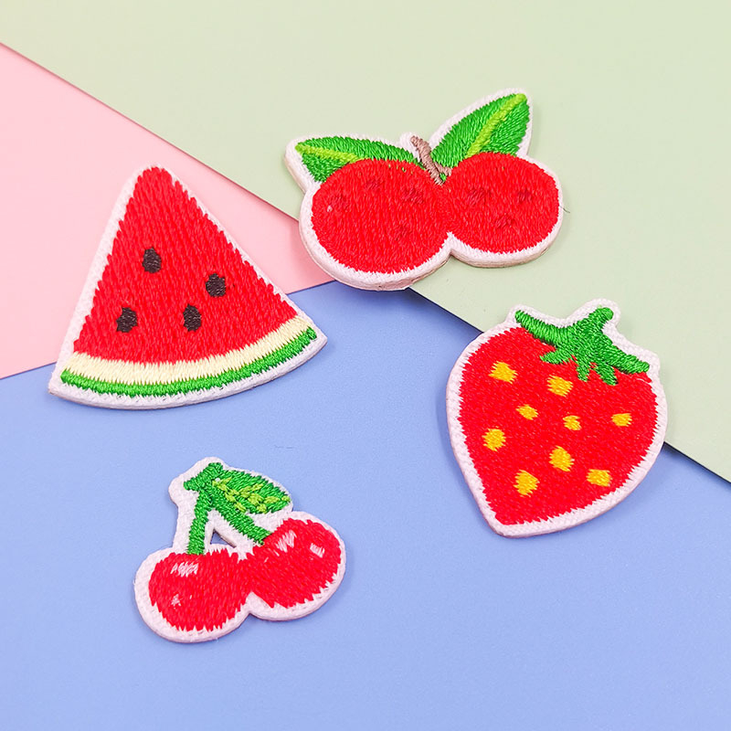 (9tlg. set) Universal Selbstklebende Sticker Aufkleber für Handy Hüllen Früchte Design - Bunt