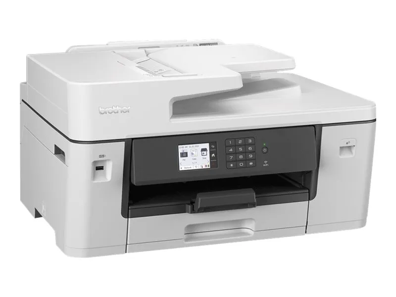Brother MFC-J6540DW - Multifunktionsprinter - farve - blækprinter - A3 (medie) - op til 25 spm (kopiering) - op til 28 spm (udskriver) - 250 ark - 33.6 Kbps - USB 2.0, LAN, Wi-Fi(n), USB vært