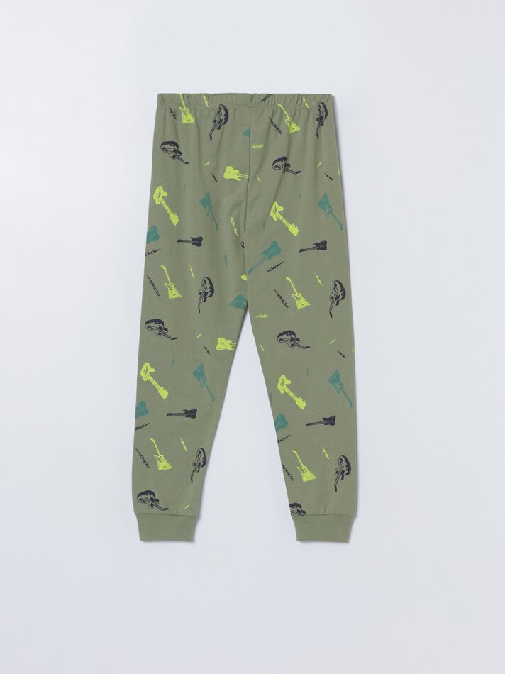 Conjunto de pijama estampado - Cáqui
