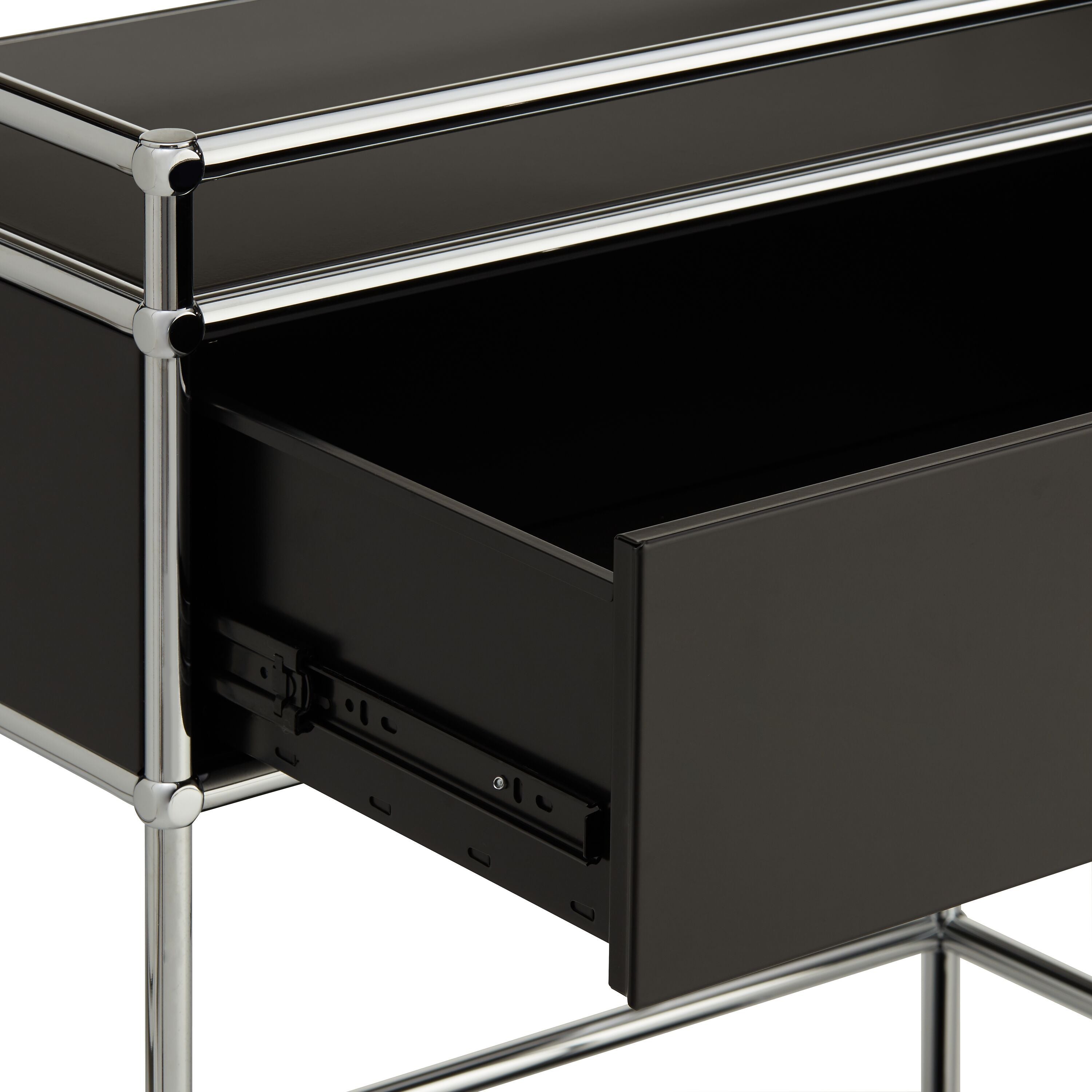 FLEXCUBE Servierwagen - Schwarz / B: 97.0 cm x T: 40.0 cm x H: 90.0 cm