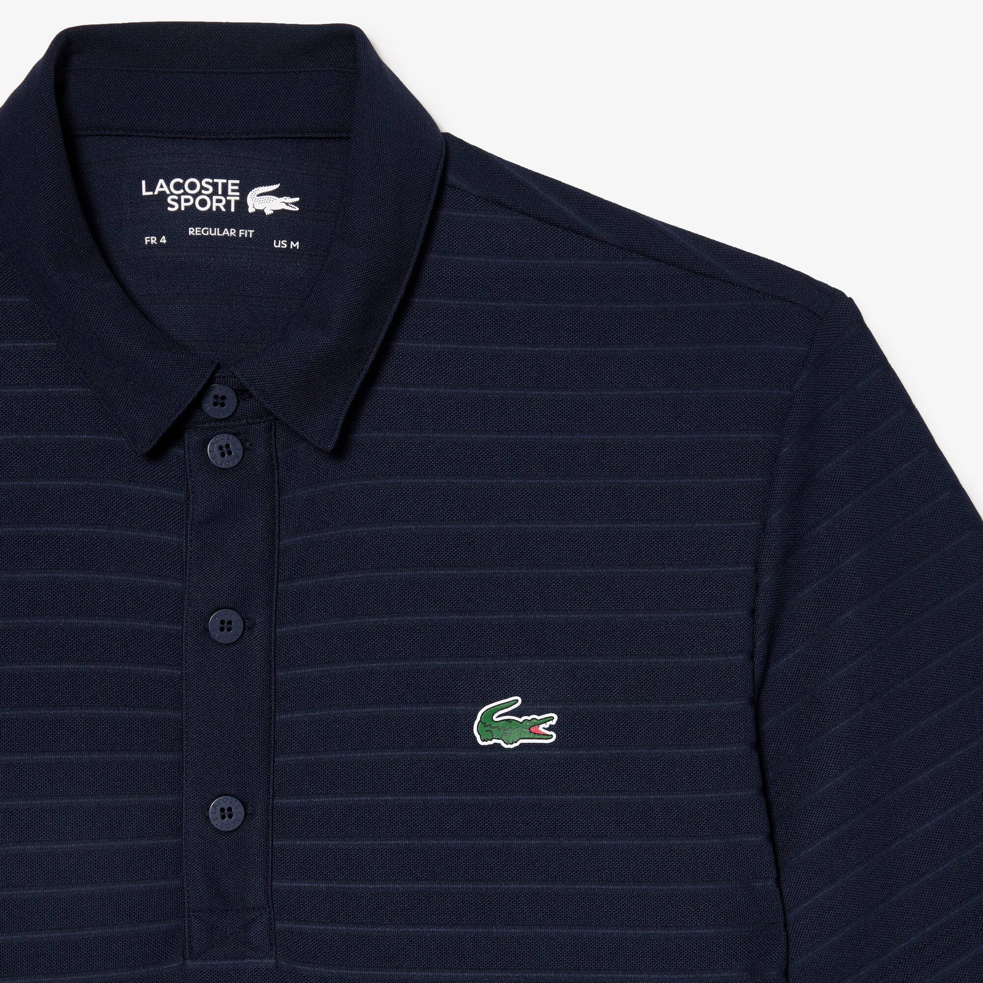 Atmungsaktives Herren-Golf Polo LACOSTE SPORT Kurze Ärmel - Blau - Lacoste - Herren