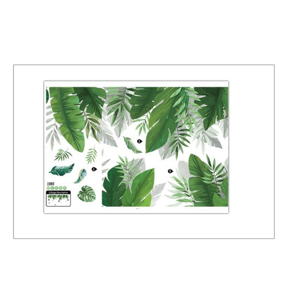 (60x90cm) Wandtattoo Aufkleber Home Deko Wandsticker - Blätter