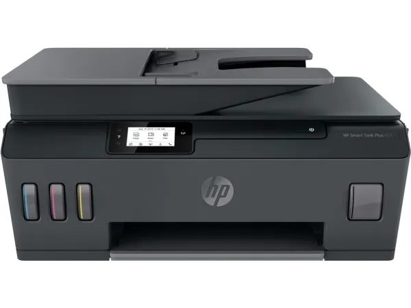 HP Smart Tank Plus 655 Wireless All-in-One - Multifunktionsprinter - farve - blækprinter - kan genopfyldes - Legal (216 x 356 mm) (original) - A4/Legal (medie) - op til 10 spm (kopiering) - op til 11 spm (udskriver) - 100 ark - 33.6 Kbps - USB 2.0, W