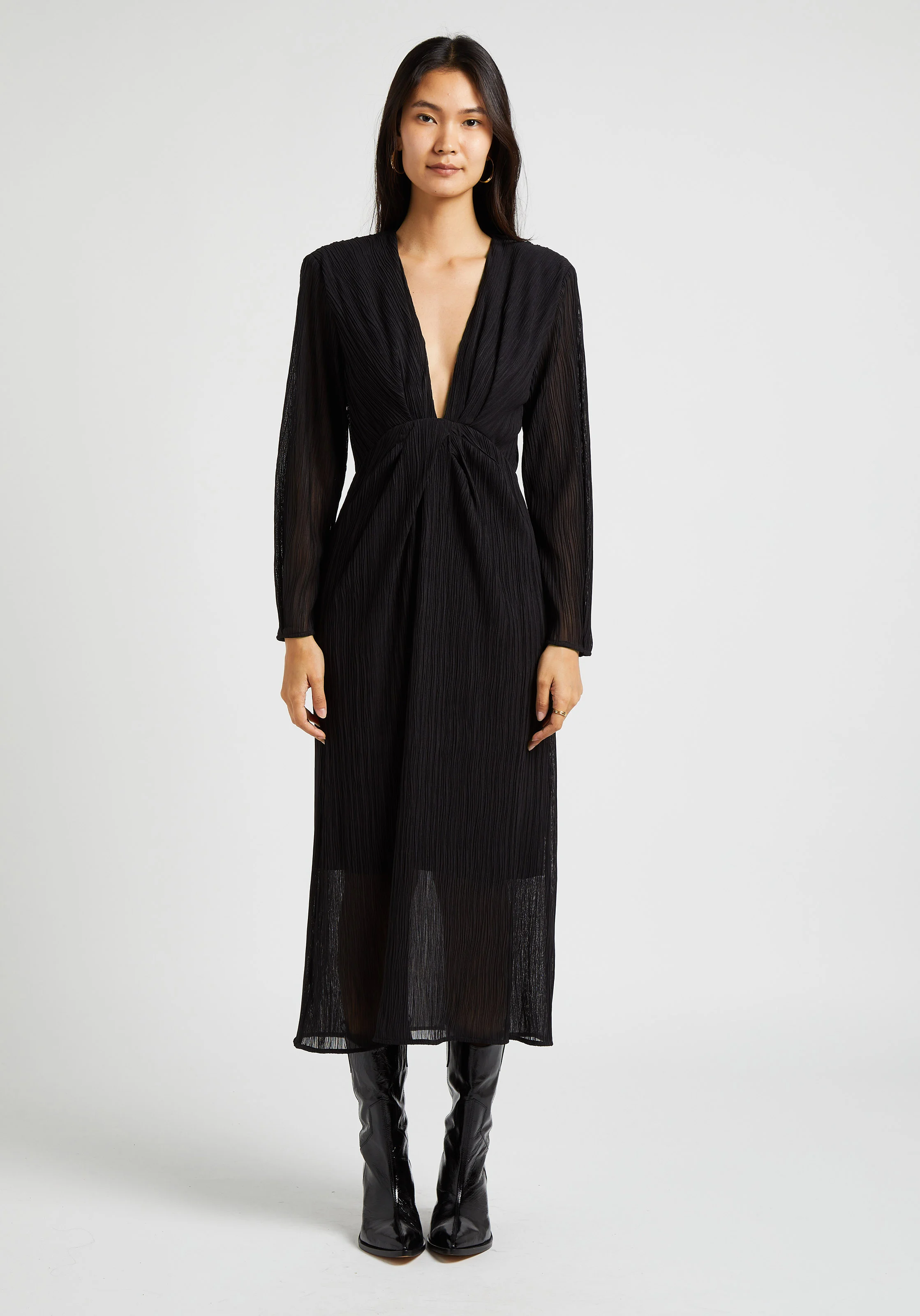 MAZOLA - Bottes en cuir verni | Noir