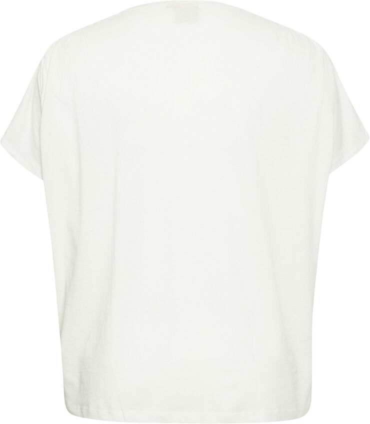 Simple Wish SWMATI TEE 1 Blanc de blanc front print