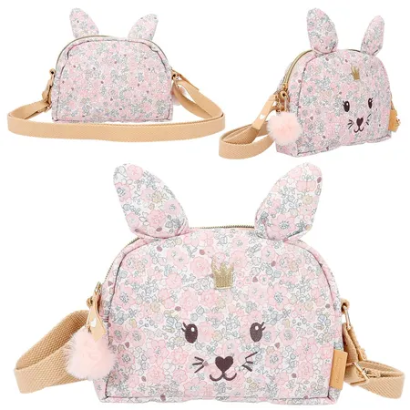Depesche Princess Mimi Umhängetasche Hase Blümchen