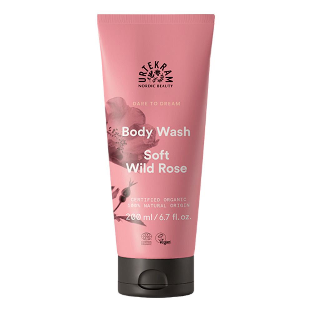 Urtekram Soft Wild Rose Body Wash - 200 ml.