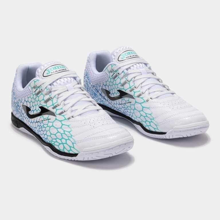 Joma Maxima IN - Blanc/Turquoise