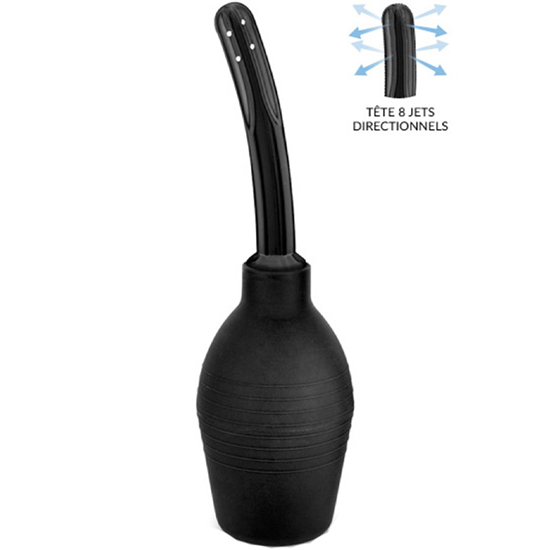 Poire de lavement avec 8 jets directionnels - 310 ml